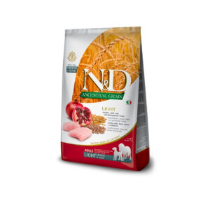N&D ANCESTRAL GRAIN POULET & GRENADE ADULTE MED/MAXI 12kg